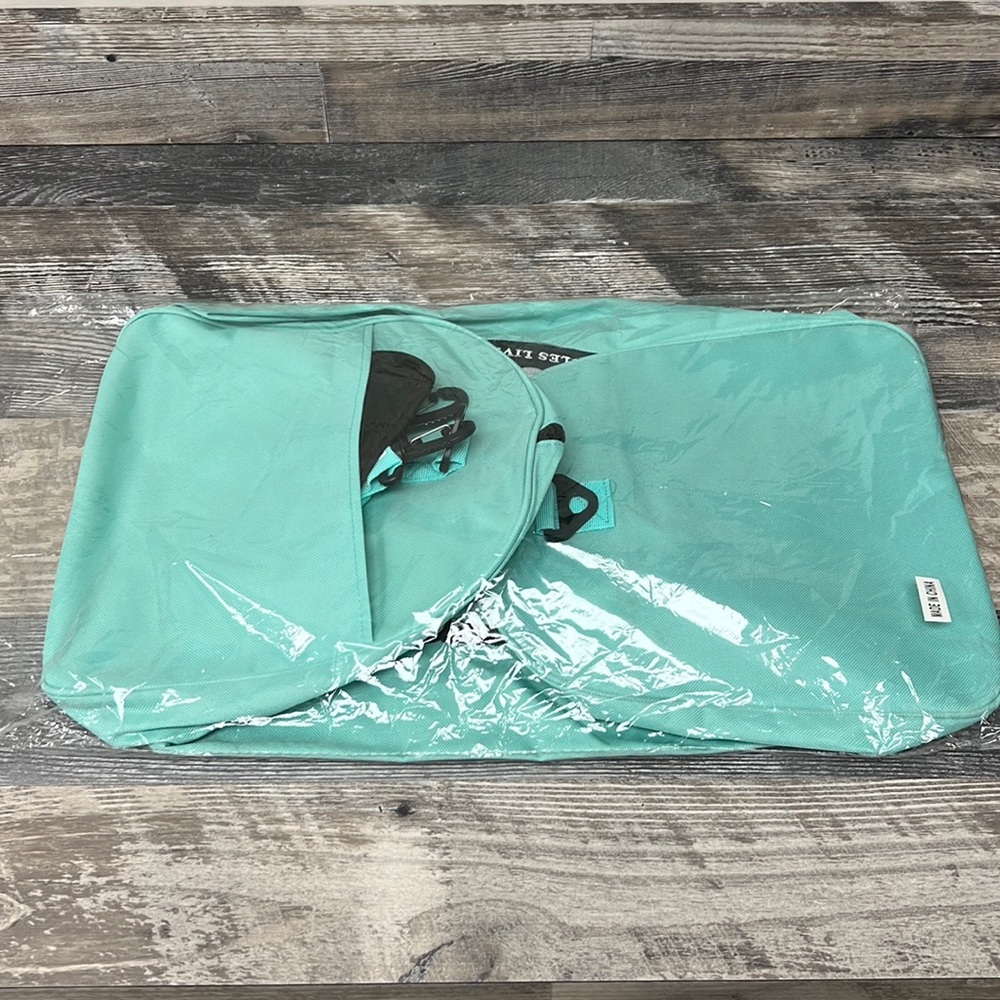 Have a Nice Trip Assholes Live Forever Teal Duffel New